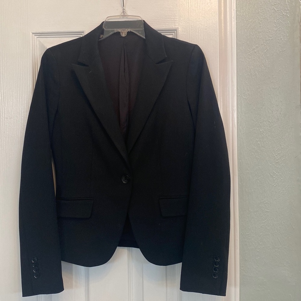 Express | Black Single Button Blazer